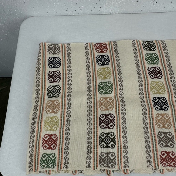 Mexican Southwest Backstrap Loom Table Runner 74 x 14.2” - Picture 13 of 14